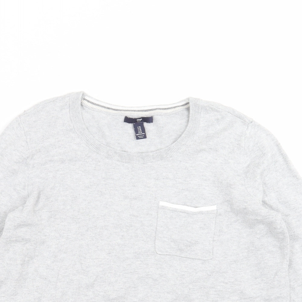 Gap Mens Grey  Knit Pullover Jumper Size M