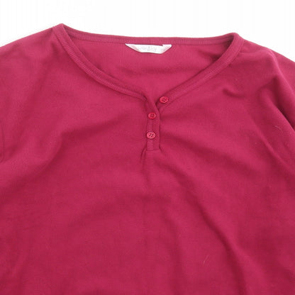 Indigo Sky Womens Purple Solid  Top Pyjama Top Size 10