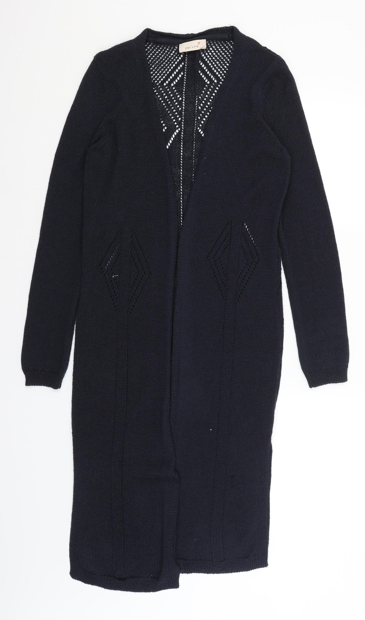 Womens UK Size 8 Per Una Blue Shrug Jumper