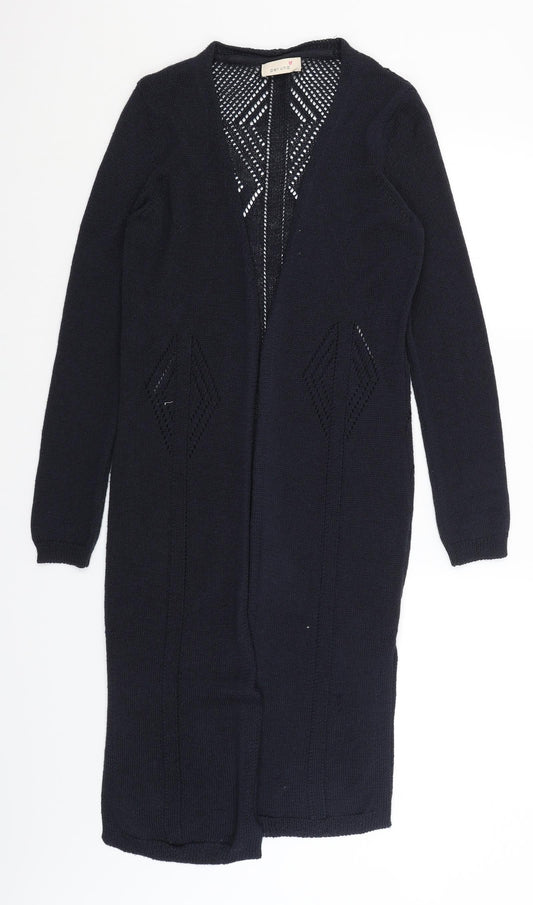 Womens UK Size 8 Per Una Blue Shrug Jumper