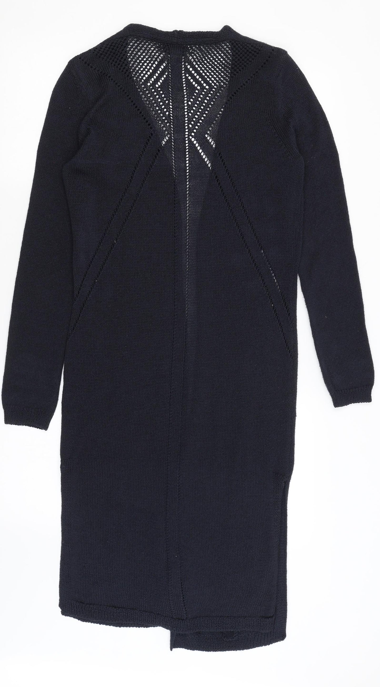 Womens UK Size 8 Per Una Blue Shrug Jumper
