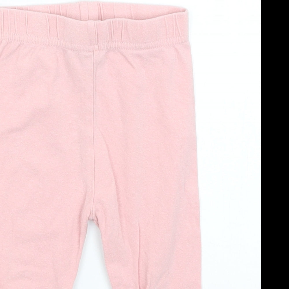 Pep & Co Baby Pink   Capri Trousers Size 12-18 Months