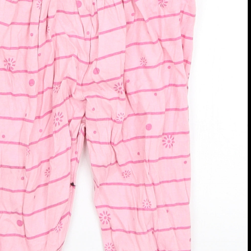 In The Night Garden Baby Pink Striped  Capri Trousers Size 12-18 Months