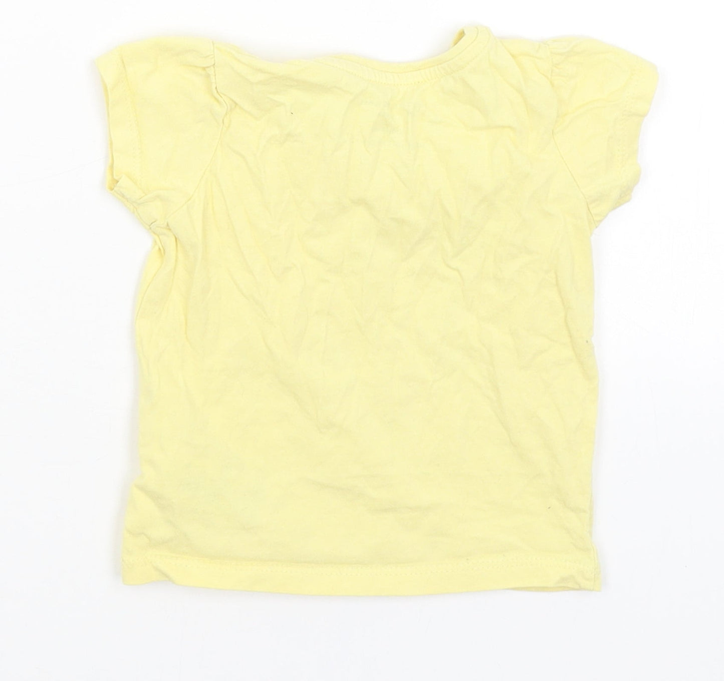 Primark Baby Yellow   Basic T-Shirt Size 12-18 Months  - Little Wildflower