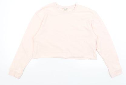 Womens UK Size 14 Miss Selfridge Pink Pullover Jumper