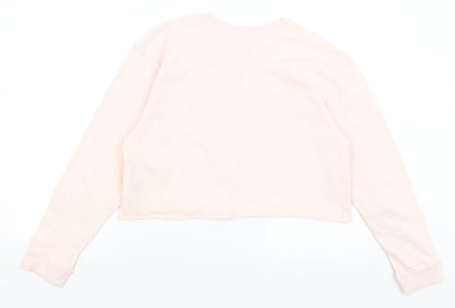 Womens UK Size 14 Miss Selfridge Pink Pullover Jumper