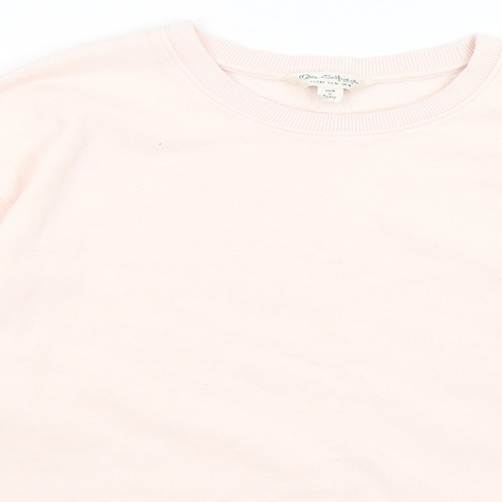 Womens UK Size 14 Miss Selfridge Pink Pullover Jumper