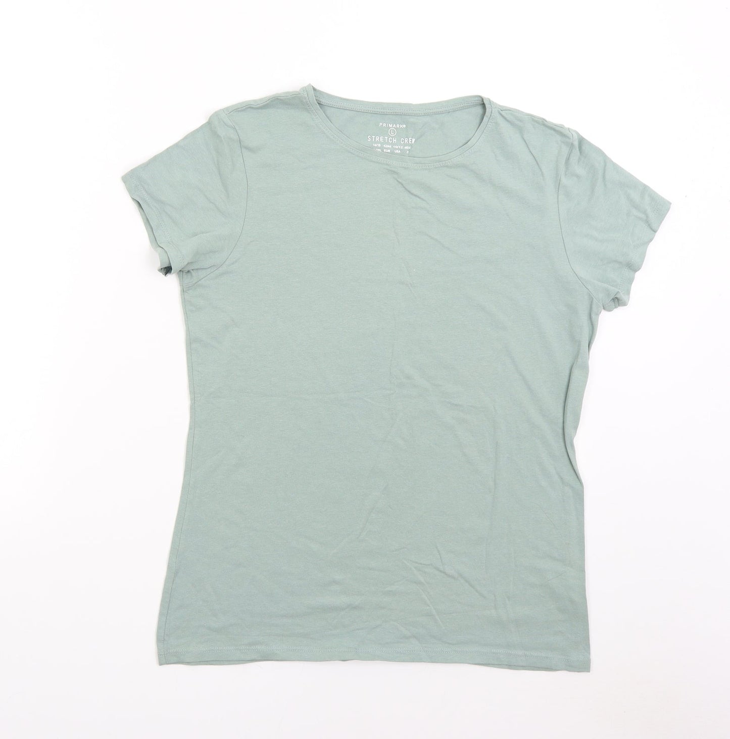 Primark Womens Green   Basic T-Shirt Size L