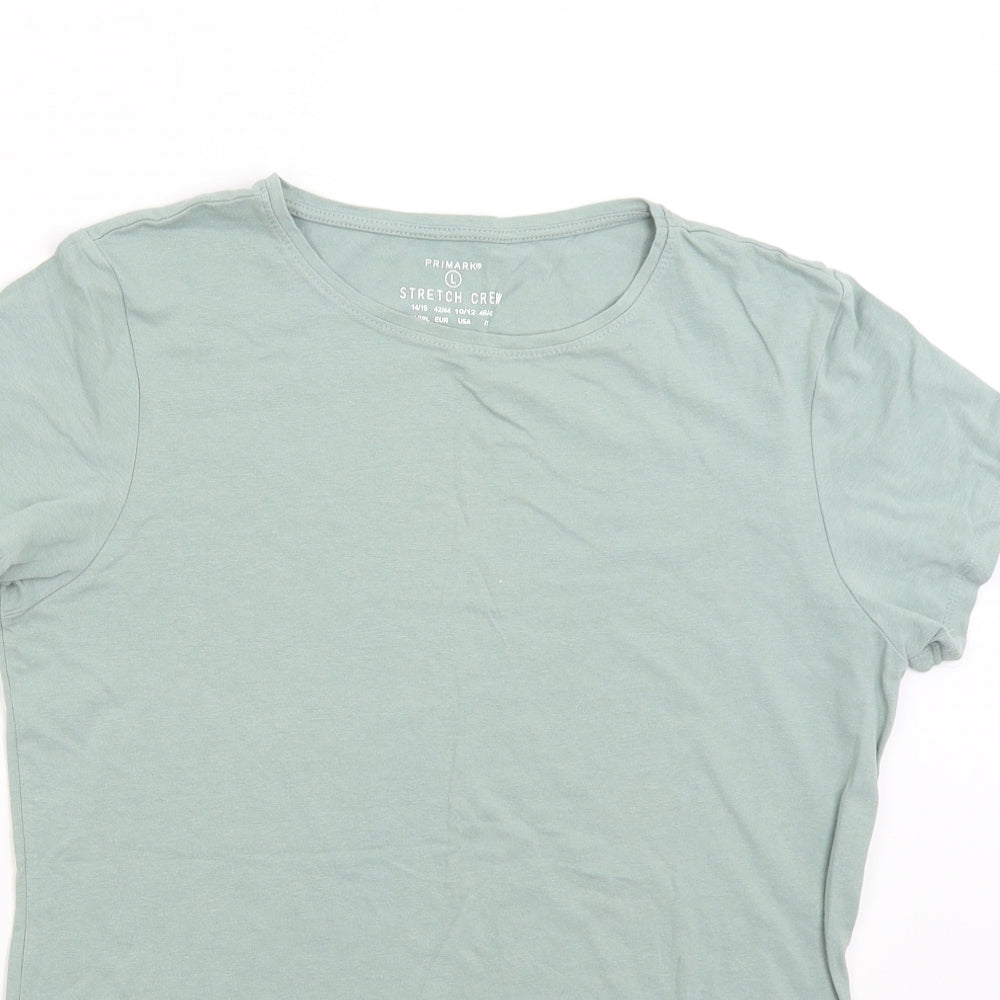 Primark Womens Green   Basic T-Shirt Size L