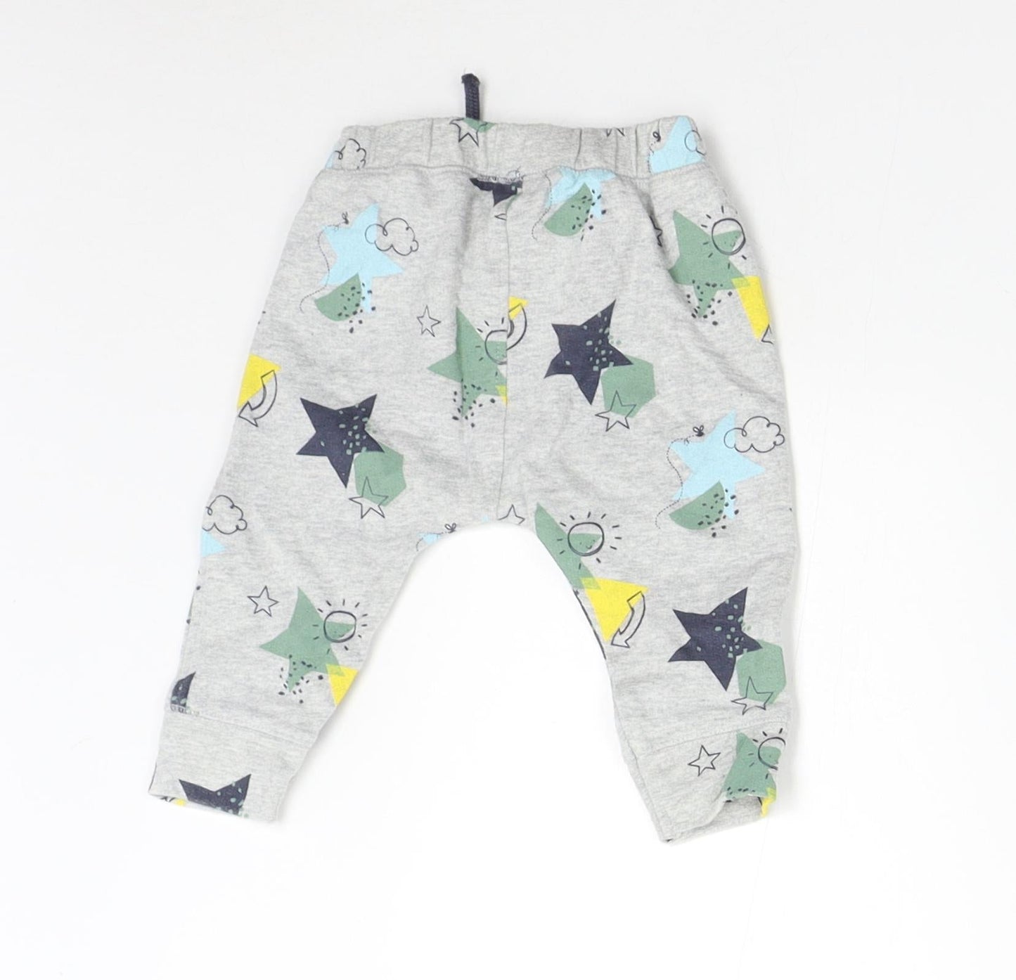 Mini Club Baby Grey   Sweatpants Trousers Size 0-3 Months  - Stars