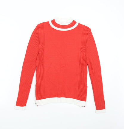 Womens UK Size 12 M&S Red Pullover Jumper