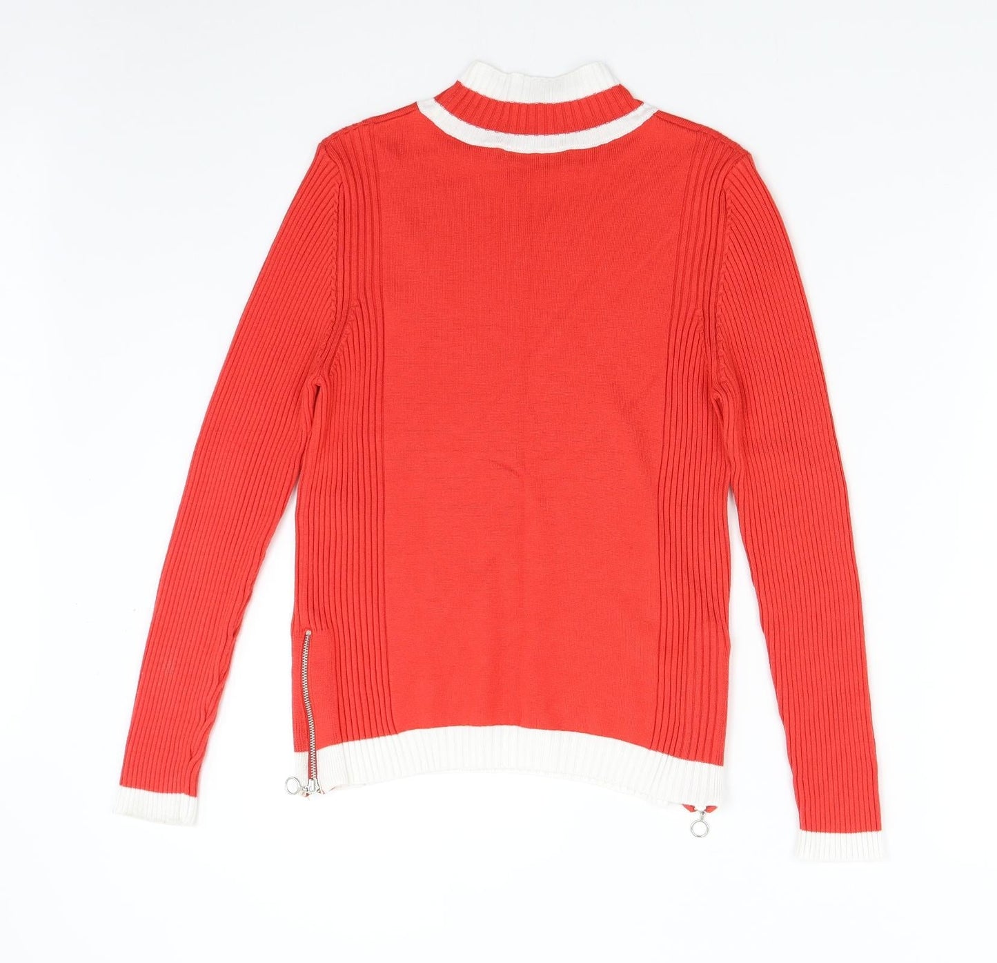 Womens UK Size 12 M&S Red Pullover Jumper