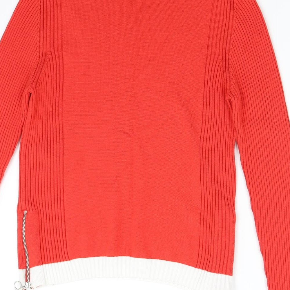 Womens UK Size 12 M&S Red Pullover Jumper