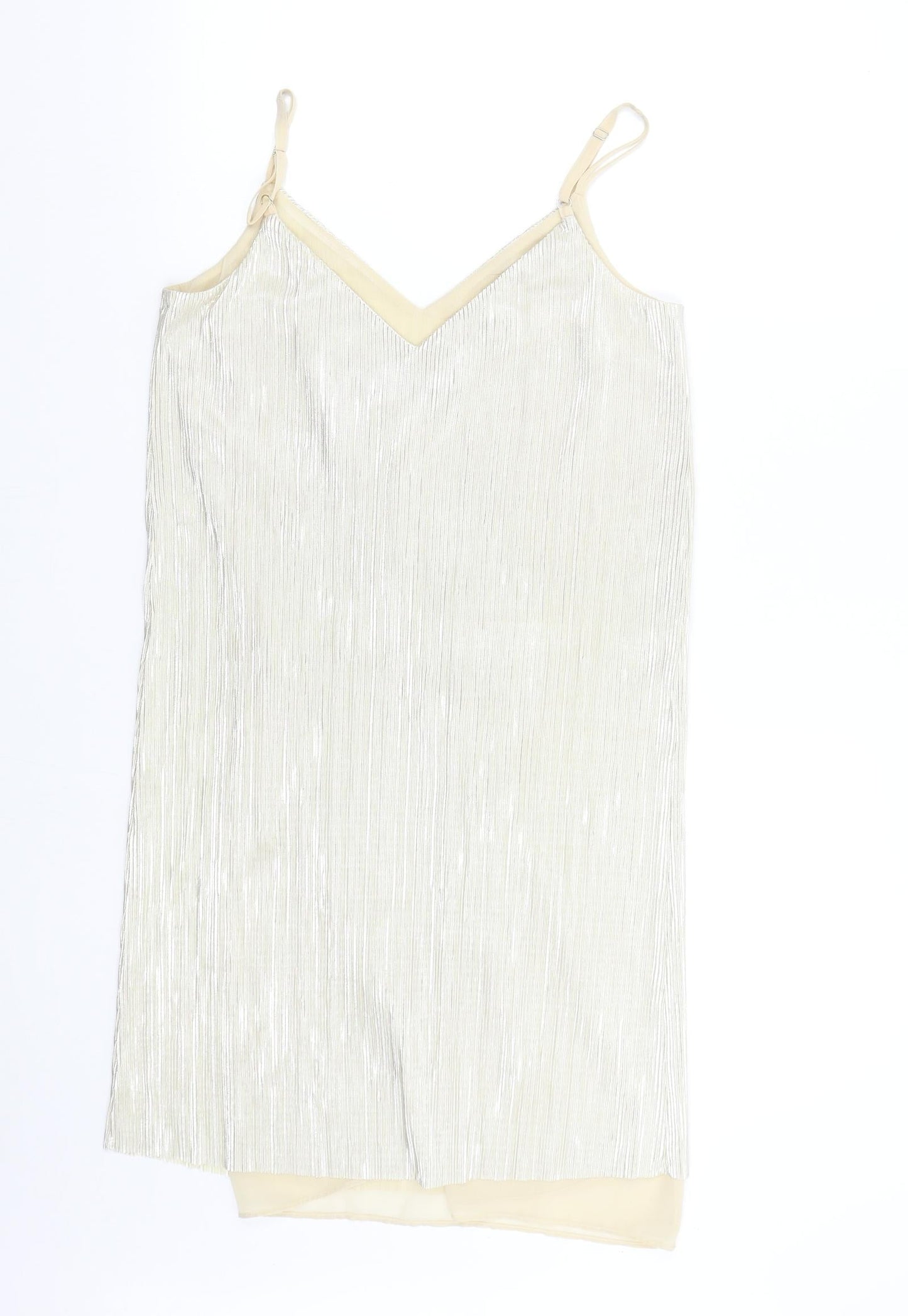 George Womens Gold   Slip Dress  Size 8