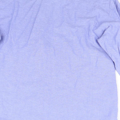 Avenue Mens Blue    Button-Up Size 15.5