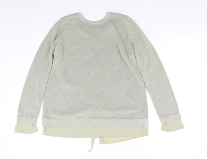 Womens UK Size 12 M&S Gold Pullover Jumper