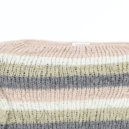 Womens UK Size S Topshop Multicoloured Pullover Jumper