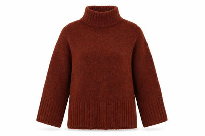 Womens UK Size M Topshop Orange Pullover Jumper