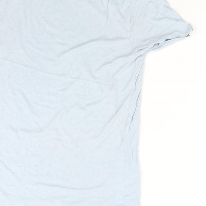 TU Womens Blue   Basic T-Shirt Size 10  - More Love