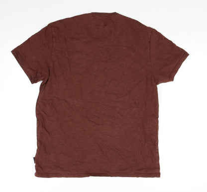 Mens UK Size M Burton Brown  T-Shirt