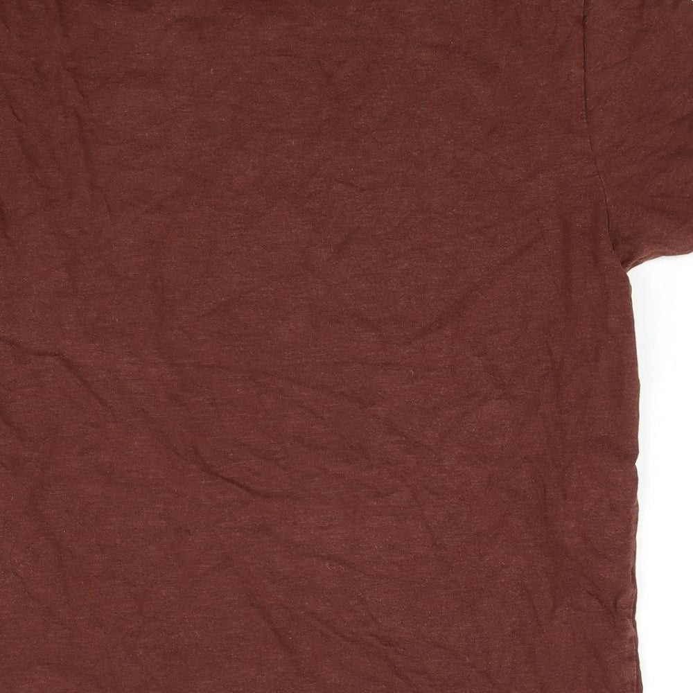 Mens UK Size M Burton Brown  T-Shirt