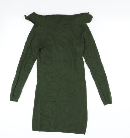 Red London Womens Green   Jumper Dress  Size S  - Heart