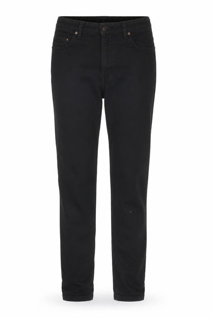 Front view of George women’s black denim skinny jeans, size UK 10, 29-inch leg