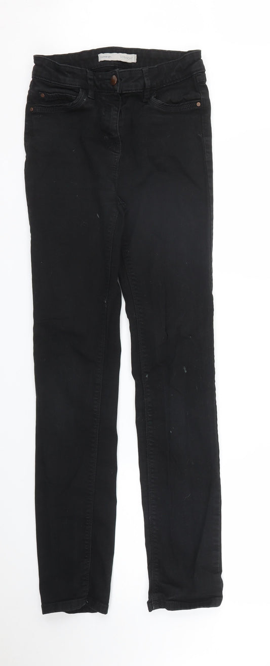 George Womens Black  Denim Skinny Jeans Size 10 L29 in