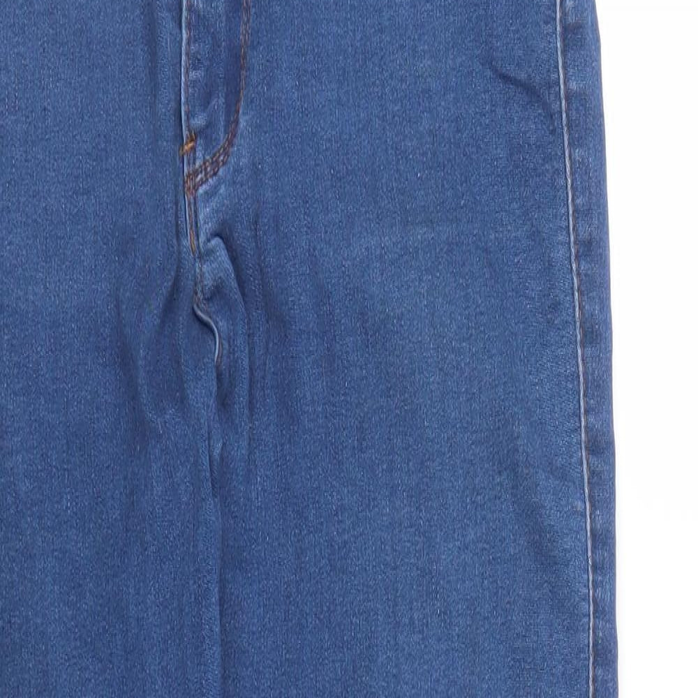 Missguided Womens Blue  Denim Jegging Jeans Size 8 L27 in