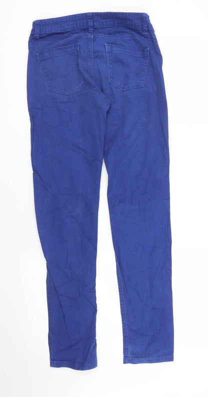 Womens UK Size 2XS Terranova Regular Fit Skinny Blue Jeans