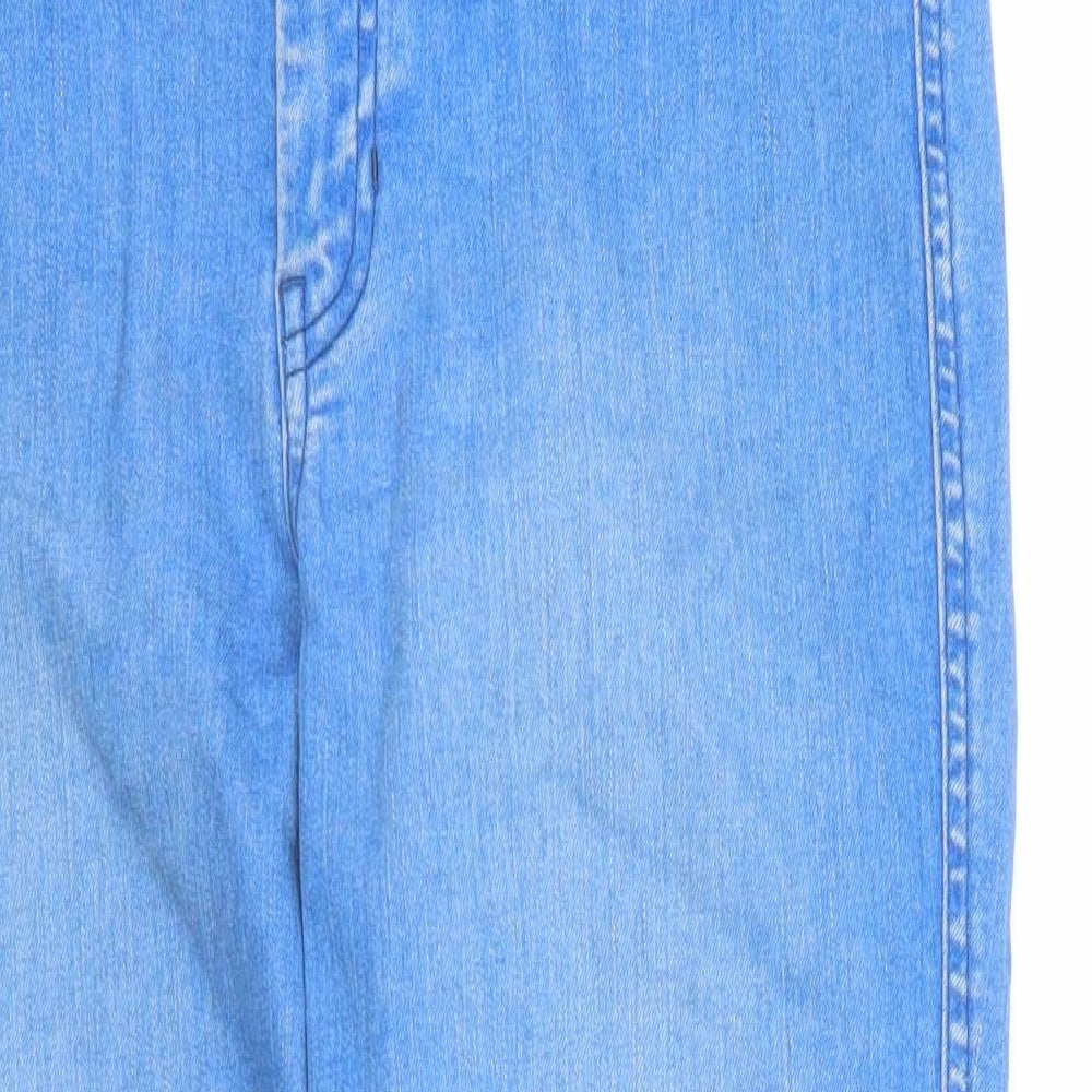 Womens UK Size 14 Warehouse Regular Fit Skinny Blue Jeans