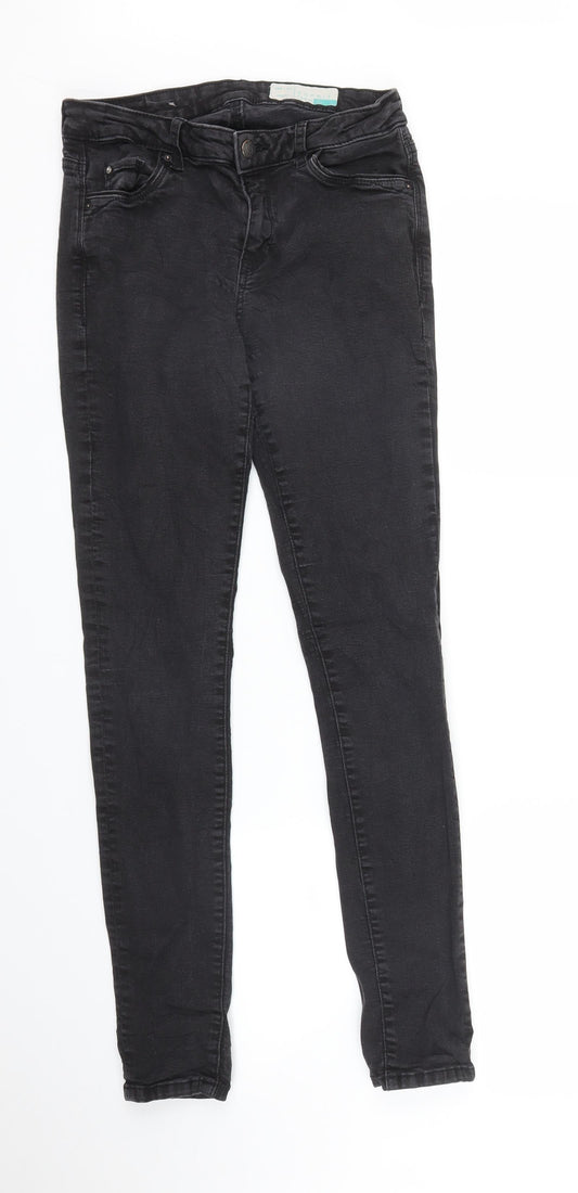 Espirit Womens Black  Denim Skinny Jeans Size 28 in L32 in