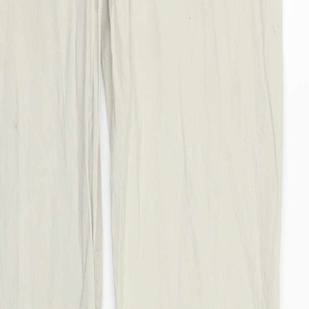 I Dodo Womens Beige   Carpenter Trousers Size S L30 in