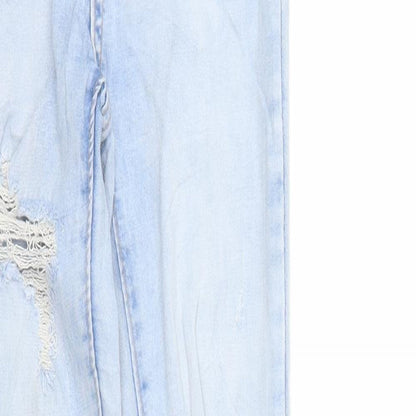 Laulia Womens Blue  Denim Skinny Jeans Size S L29 in