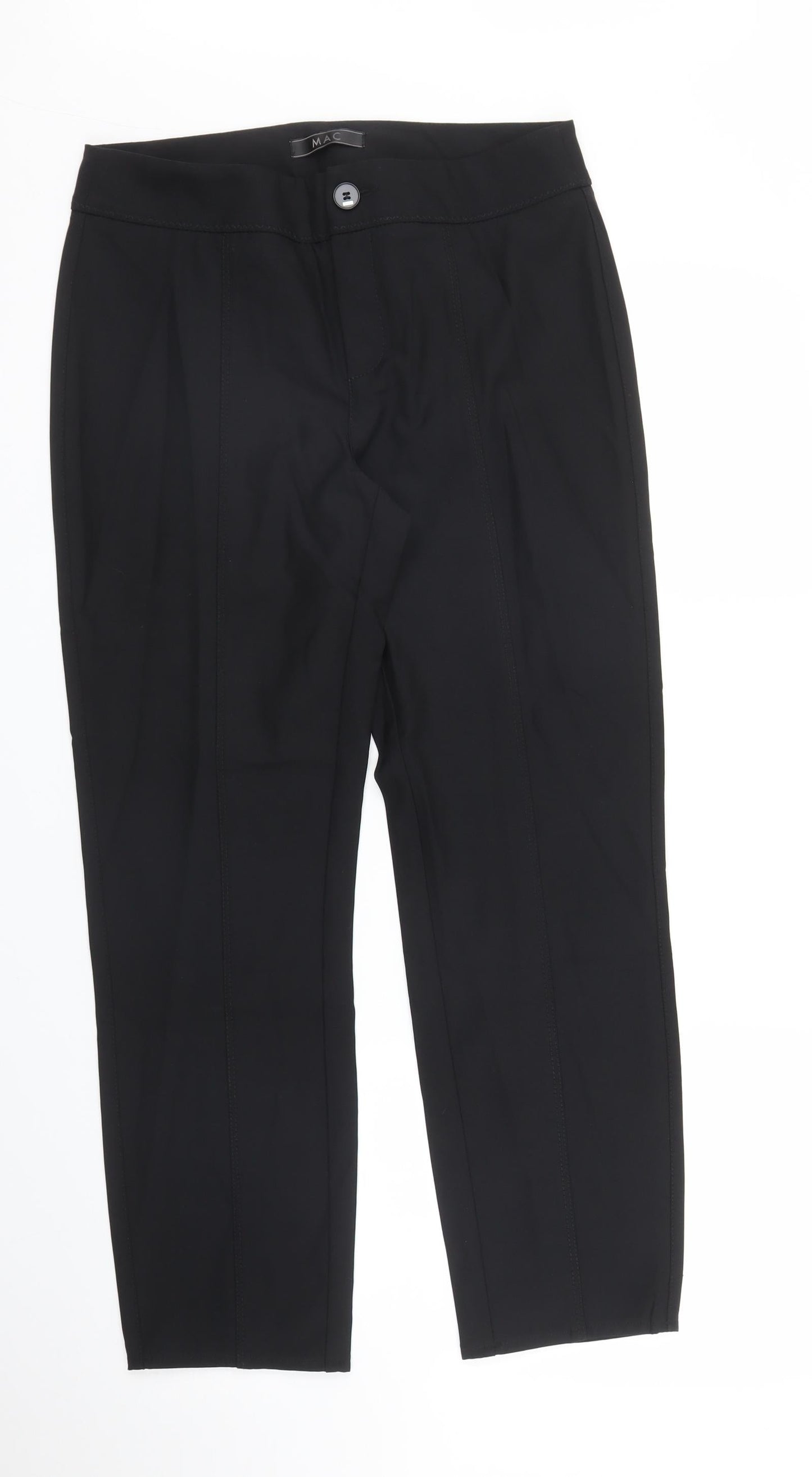 MAC Womens Black   Pedal Pusher Trousers Size M L26 in