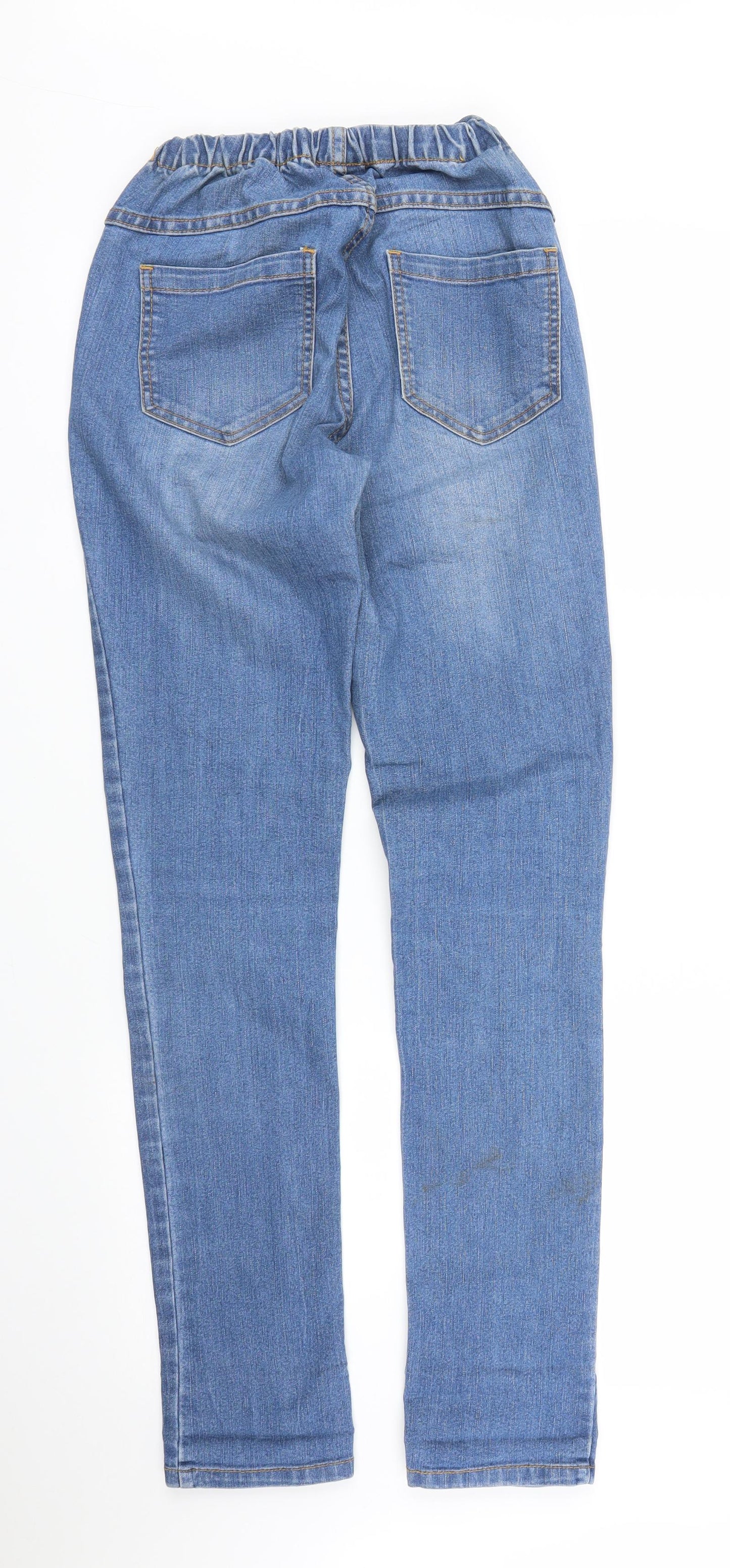 Pieces Womens Blue  Denim Jegging Jeans Size S L30 in