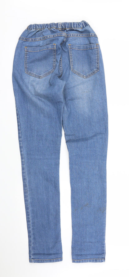 Pieces Womens Blue  Denim Jegging Jeans Size S L30 in