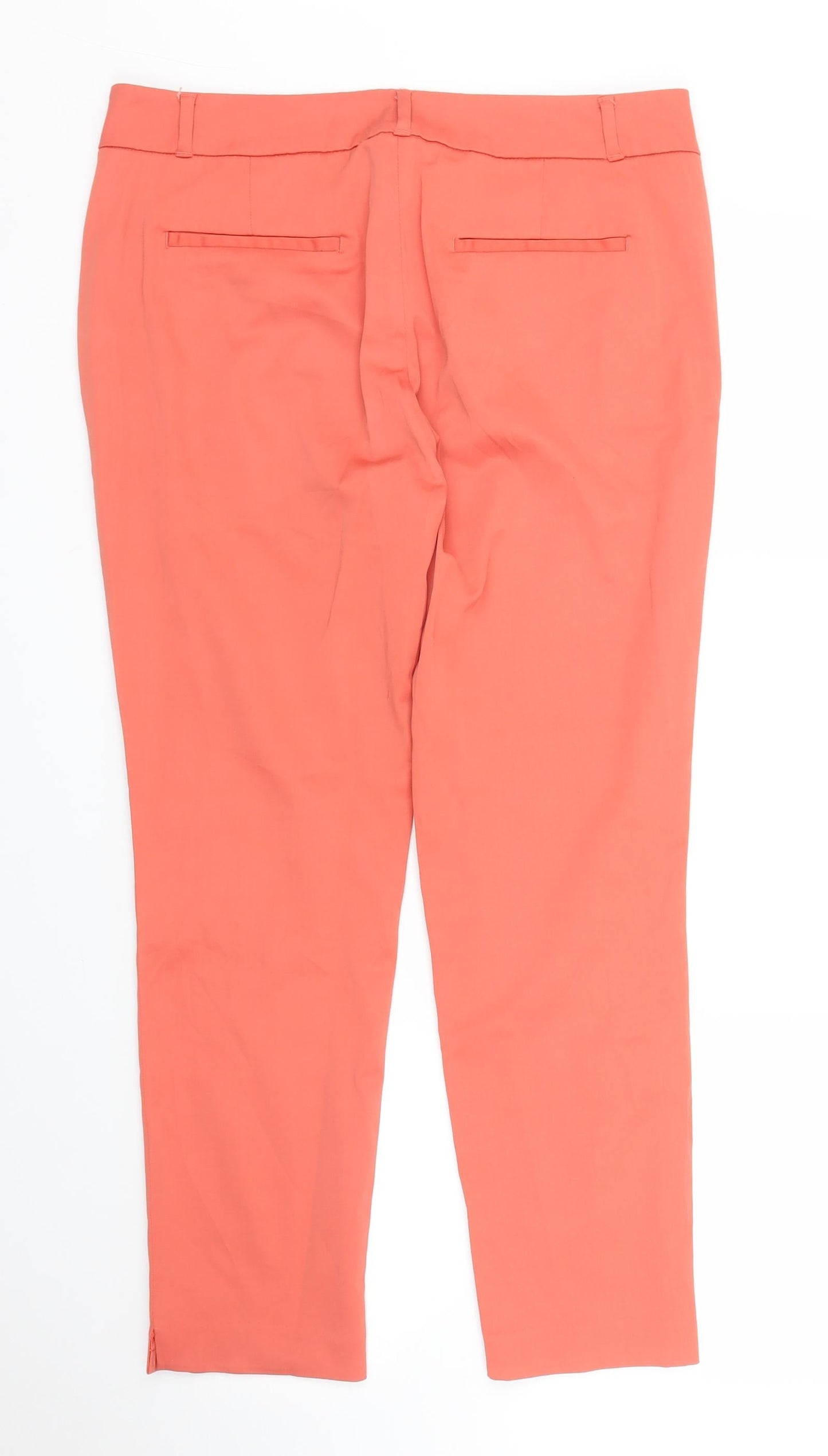 RESERVED Womens Pink   Pedal Pusher Trousers Size 12 L26 in