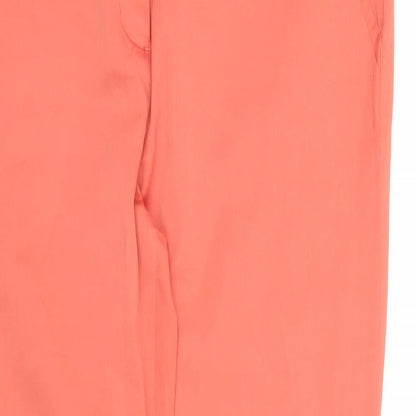 RESERVED Womens Pink   Pedal Pusher Trousers Size 12 L26 in