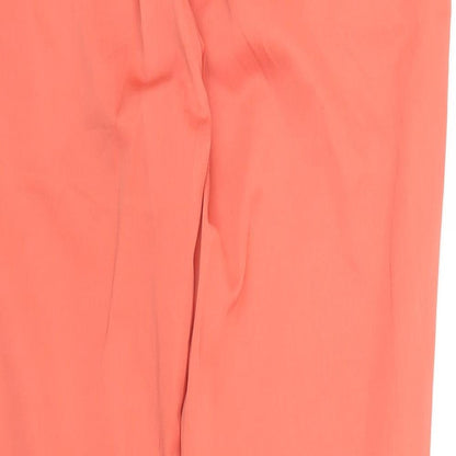 RESERVED Womens Pink   Pedal Pusher Trousers Size 12 L26 in