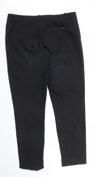 Barton Womens Black   Pedal Pusher Trousers Size M L27 in