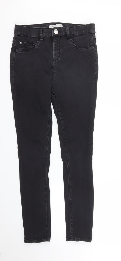 George Womens Black  Denim Skinny Jeans Size 10 L28 in