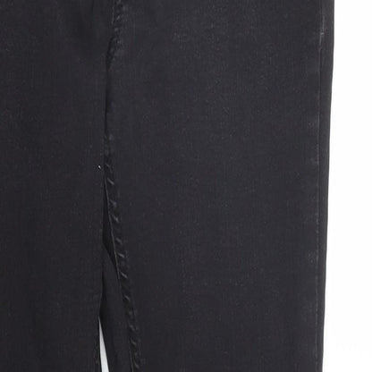 George Womens Black  Denim Skinny Jeans Size 10 L28 in