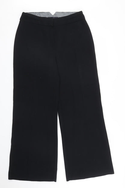 Womens UK Size 10 NEXT Regular Fit  Black Trousers