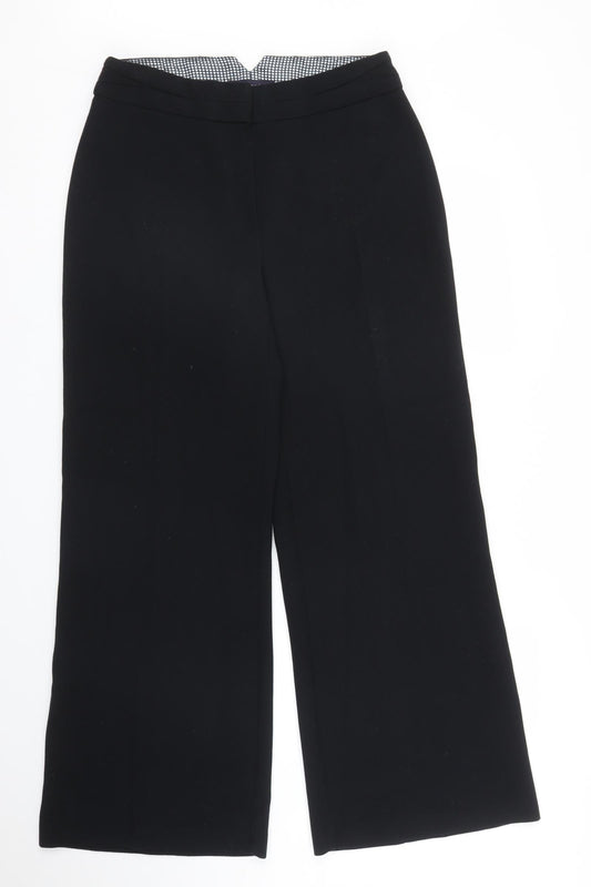 Womens UK Size 10 NEXT Regular Fit  Black Trousers
