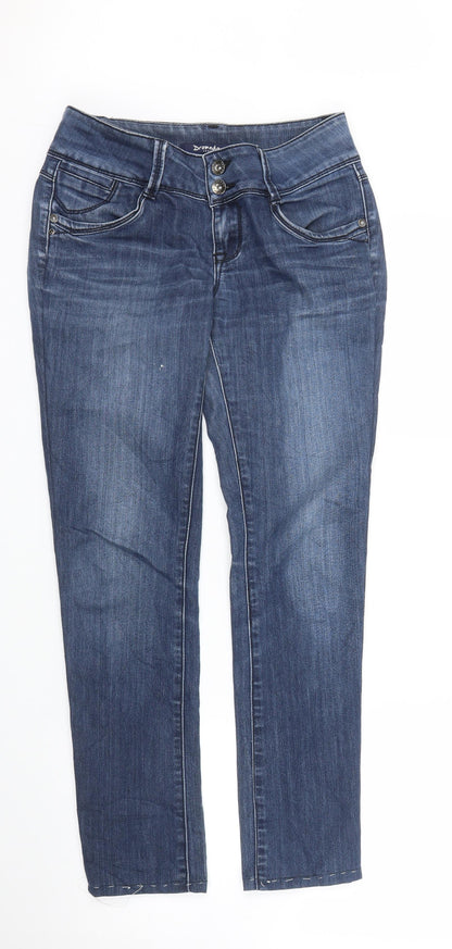 Dromedar Womens Blue  Denim Straight Jeans Size 27 in L28 in