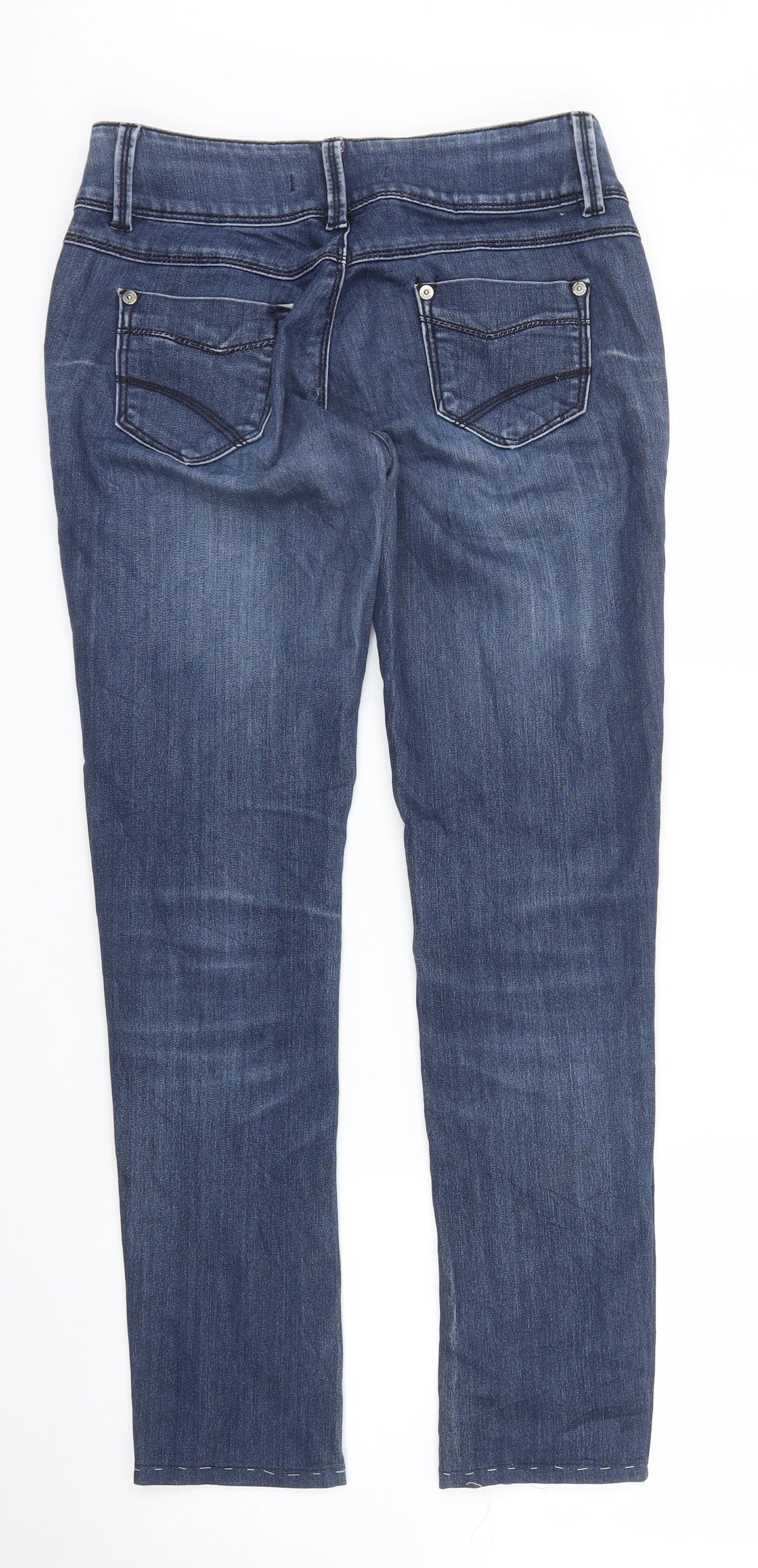 Dromedar Womens Blue  Denim Straight Jeans Size 27 in L28 in