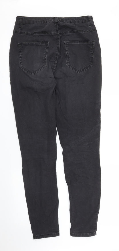 Womens UK Size 30 in FB Sister Regular Fit Skinny Black Jeans