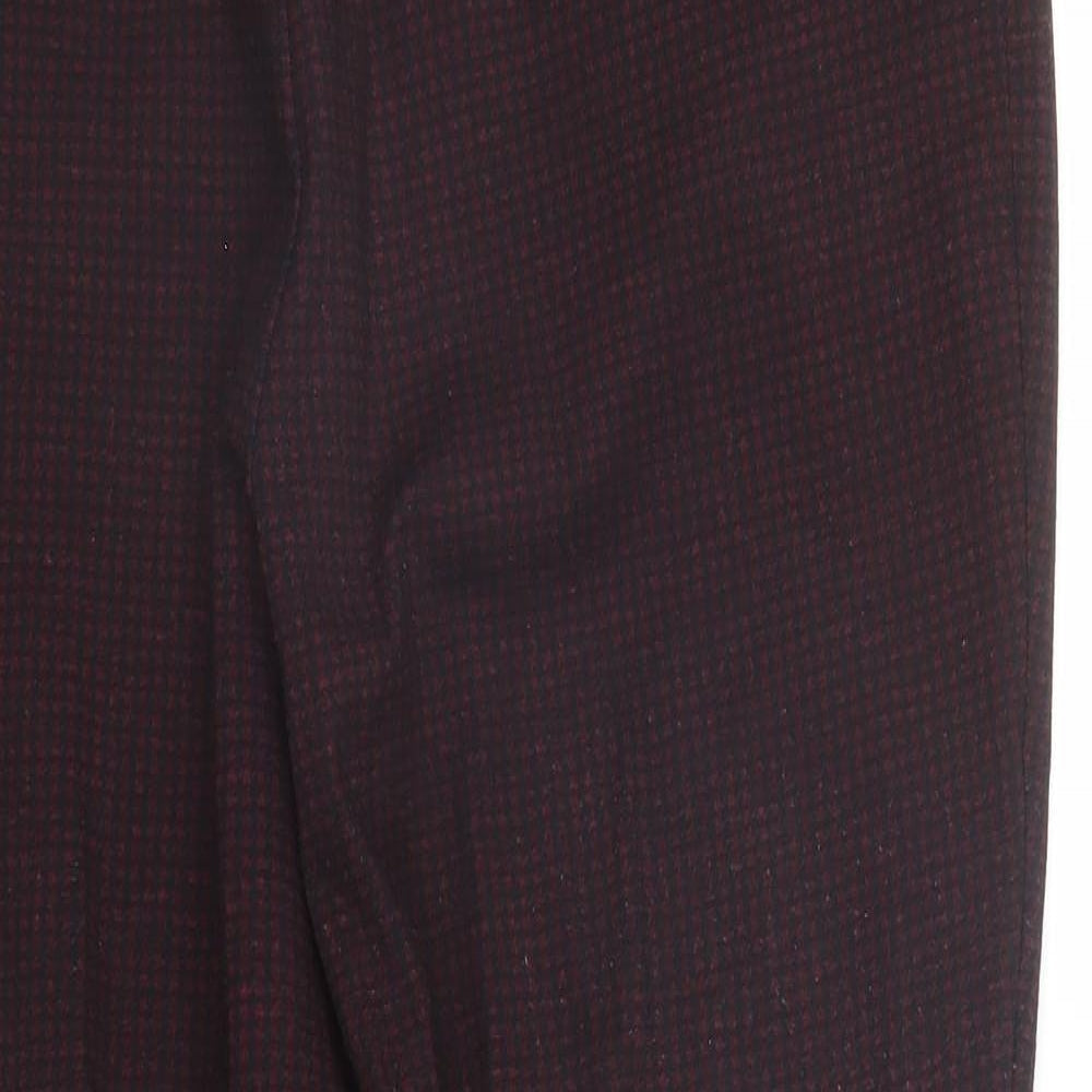Womens UK Size 16 Debenhams Regular Fit Pedal Pusher Purple Trousers
