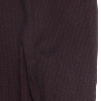 Womens UK Size 16 Debenhams Regular Fit Pedal Pusher Purple Trousers